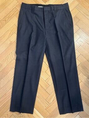 Banana Republic Straight Fit gray pinstripe dress pants - 34 x 30
